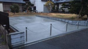 茂原市で駐車場工事