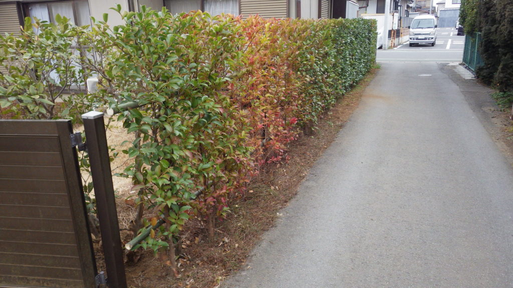 四街道市の植栽工事